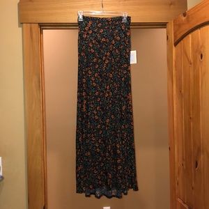 LulaRoe NWT floral xxs maxi skirt